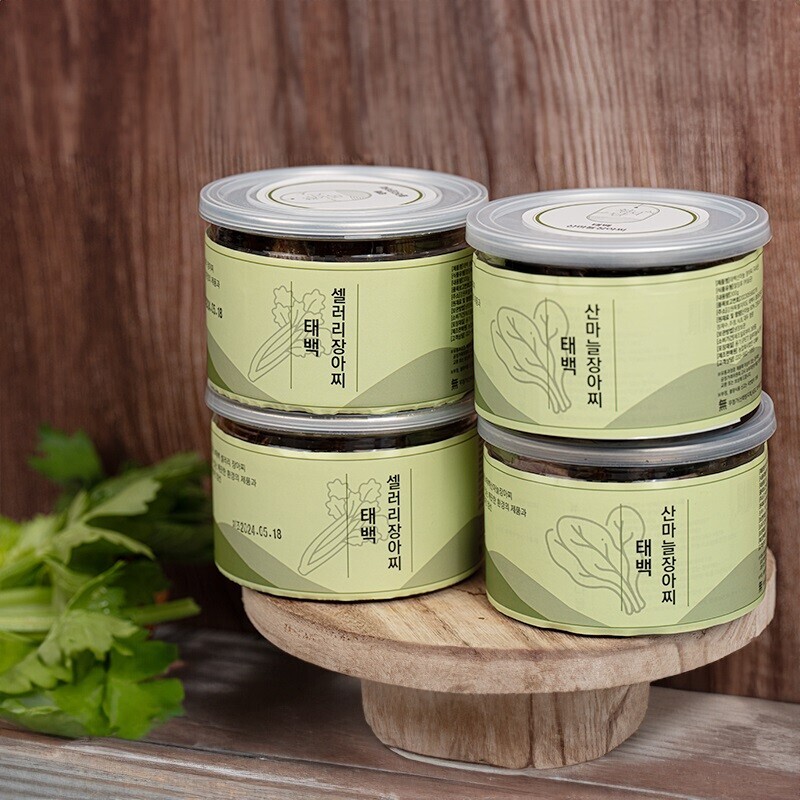 강원더몰,태백산마늘(명이나물) 장아찌(500g) / Pickled Taebaek Wild Garlic(500g)