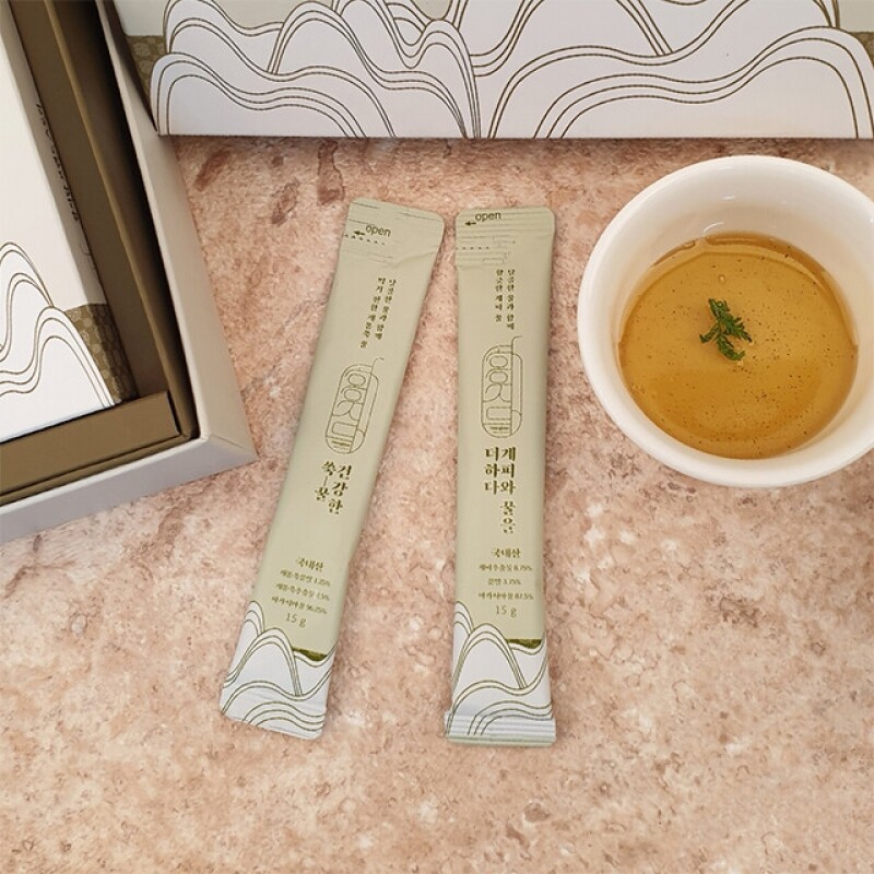 강원더몰,건강한쑥꿀&계피와꿀을더하다(30개입) / Healthy Artemisia Honey&Add Cinnamon and Honey(30EA)
