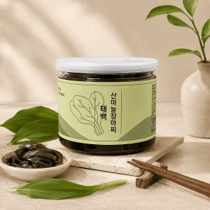 태백산마늘(명이나물) 장아찌(500g) / Pickled Taebaek Wild Garlic(500g)