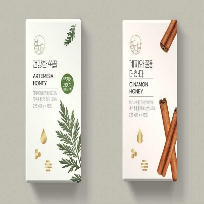 강원태백몰,건강한쑥꿀&계피와꿀을더하다(30개입) / Healthy Artemisia Honey&Add Cinnamon and Honey(30EA)