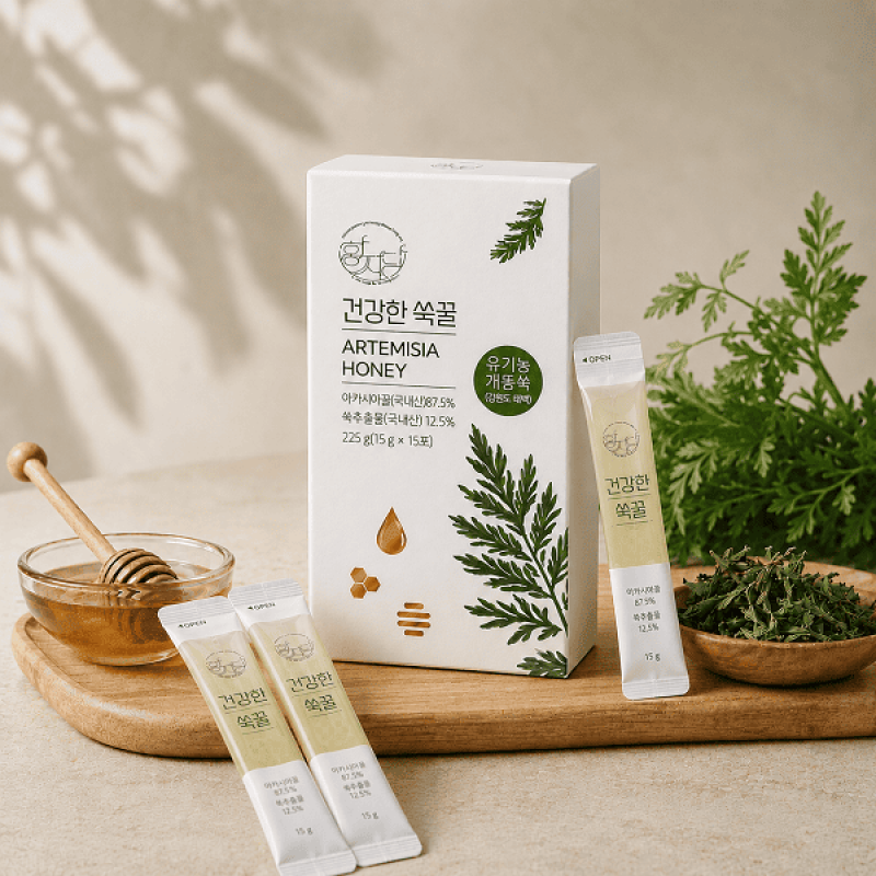 강원태백몰,건강한쑥꿀&계피와꿀을더하다(30개입) / Healthy Artemisia Honey&Add Cinnamon and Honey(30EA)